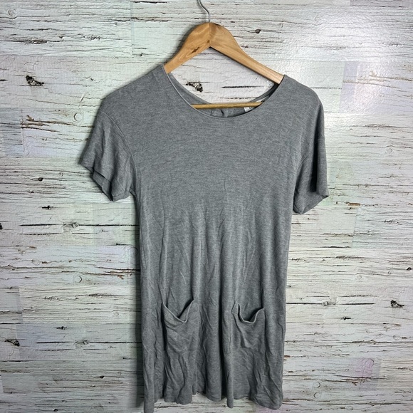 Lacoste gray mini dress with pockets size 34 - Picture 1 of 9